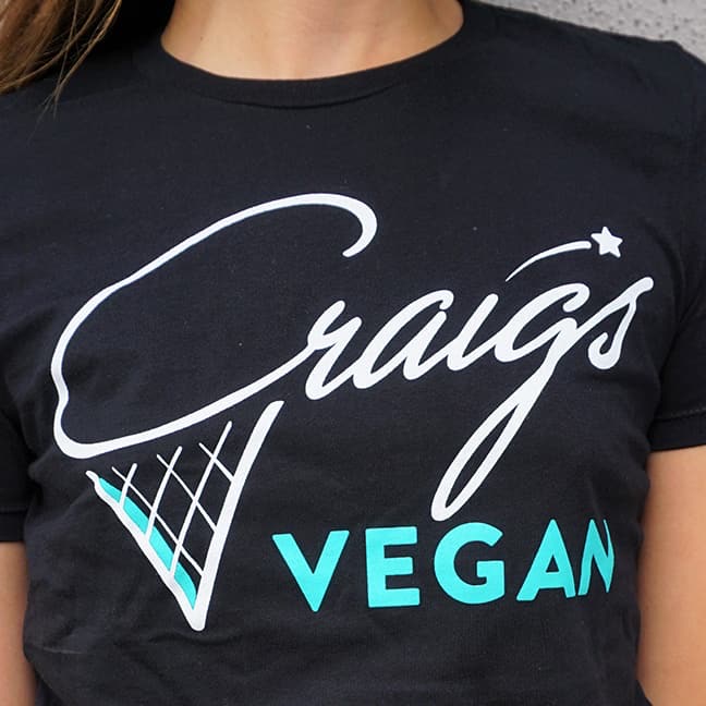 New Craig's Vegan Women's T